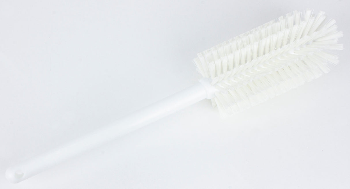 Carlisle 40001EC02 Sparta Polyester Bottle Brush 16" - White