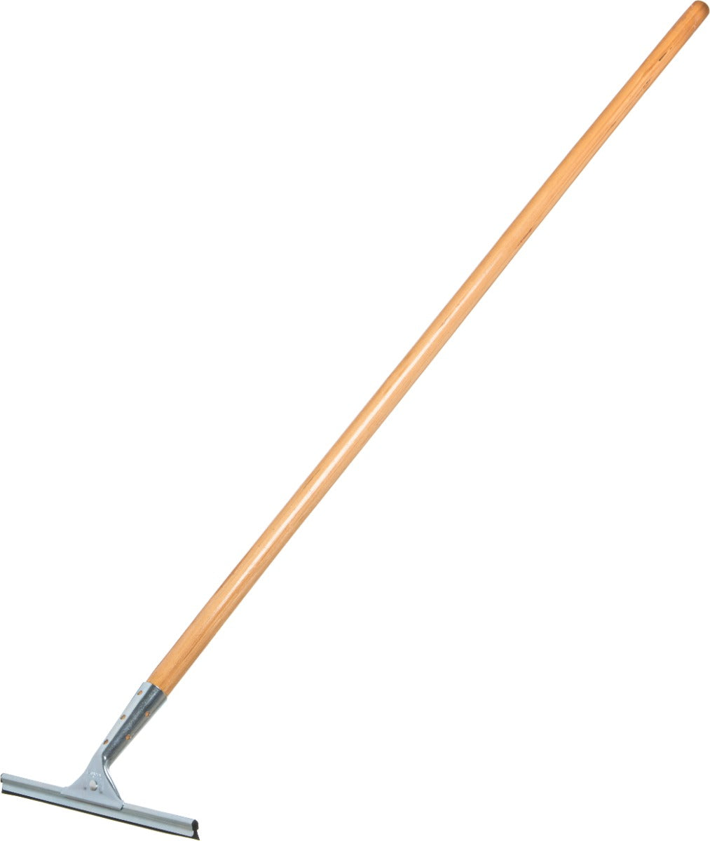 Carlisle 4007000 Flo-Pac Hand Held Window Squeegee with 12 " Black Rubber Blade and Stainless Steel Handle
