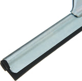 Carlisle 4007000 Flo-Pac Hand Held Window Squeegee with 12 " Black Rubber Blade and Stainless Steel Handle