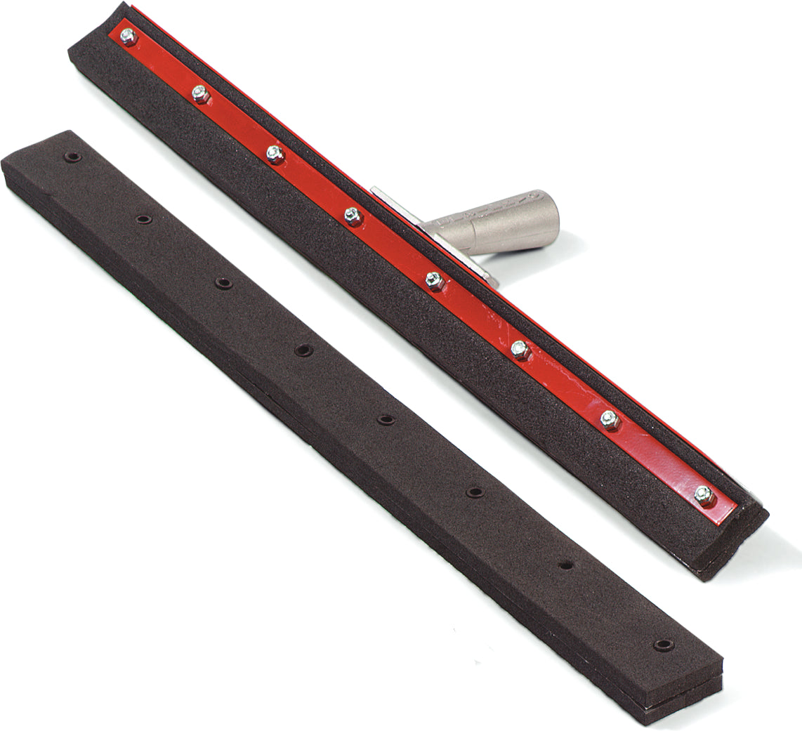Carlisle 4008200 Sparta Double Foam Neoprene Floor Squeegee Head with Metal Frame 24"