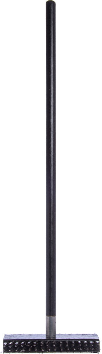 Carlisle 4029000 Sparta Broiler Master Grill Brush & Scraper with Stainless Steel Bristles and Wood Handle 30-1/2" OAL