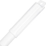 Carlisle 4035202 Sparta Flexible Nylon Spatula / Scraping Paddle with White Long Plastic Handle 40"OAL