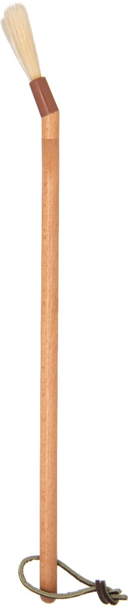 Carlisle 4037000 Sparta Chef Series 45° Angled Pastry / Basting Brush with 2"W Boar Bristles & 12" Wood Handle