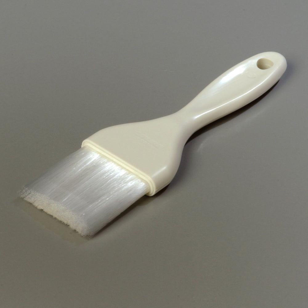 Carlisle 4039102 Sparta Galaxy Flat Pastry Brush with 2"W Nylon Bristles & Plastic Handle - White