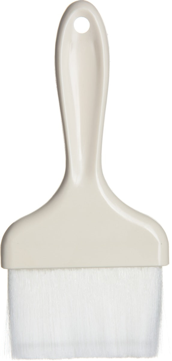 Carlisle 4039302 Sparta Galaxy Flat Pastry Brush with 4"W Nylon Bristles & Plastic Handle - White