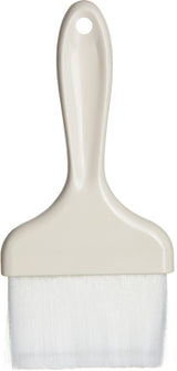 Carlisle 4039302 Sparta Galaxy Flat Pastry Brush with 4"W Nylon Bristles & Plastic Handle - White