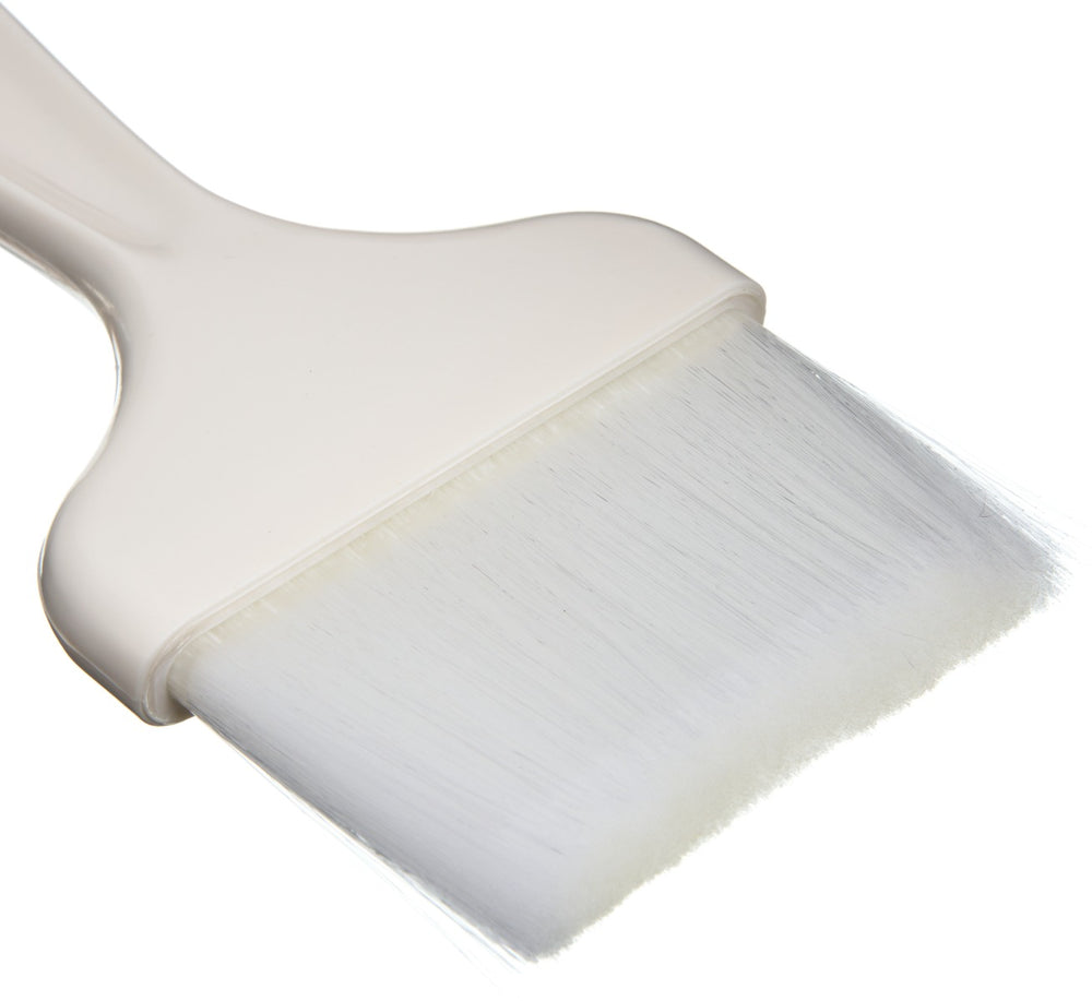 Carlisle 4039302 Sparta Galaxy Flat Pastry Brush with 4"W Nylon Bristles & Plastic Handle - White