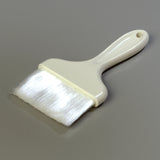 Carlisle 4039302 Sparta Galaxy Flat Pastry Brush with 4"W Nylon Bristles & Plastic Handle - White