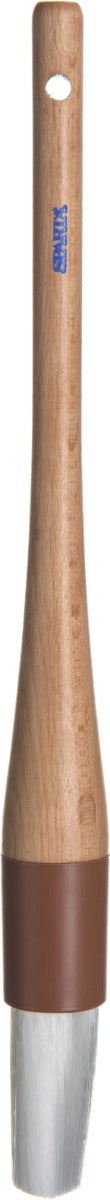 Carlisle 4040000 Sparta Chef Series Round Pastry Brush with 1"Dia. Nylon Bristles & Wood Handle