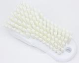 Carlisle 40521EC02 Sparta Color Coded Cutting Board / Hand Scrub Brush with Polyester Bristles and Plastic Block 6" - White