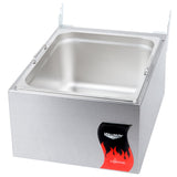 Vollrath 40705 Cayenne Standard-Duty Countertop Deep Electric Fryer 10 lb.  - 120v