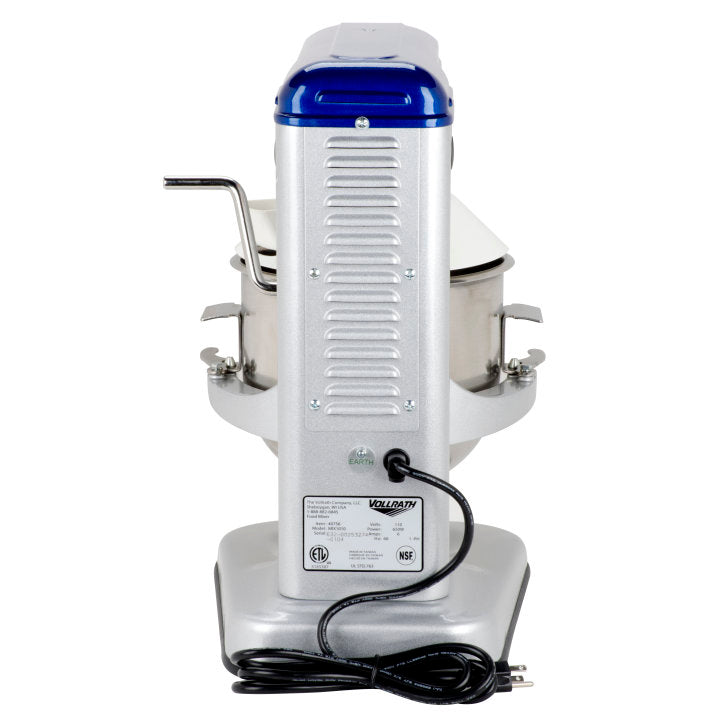 Vollrath 40756 Planetary 5 Speed Countertop Mixer with Guard 10 qt. - 110-120v