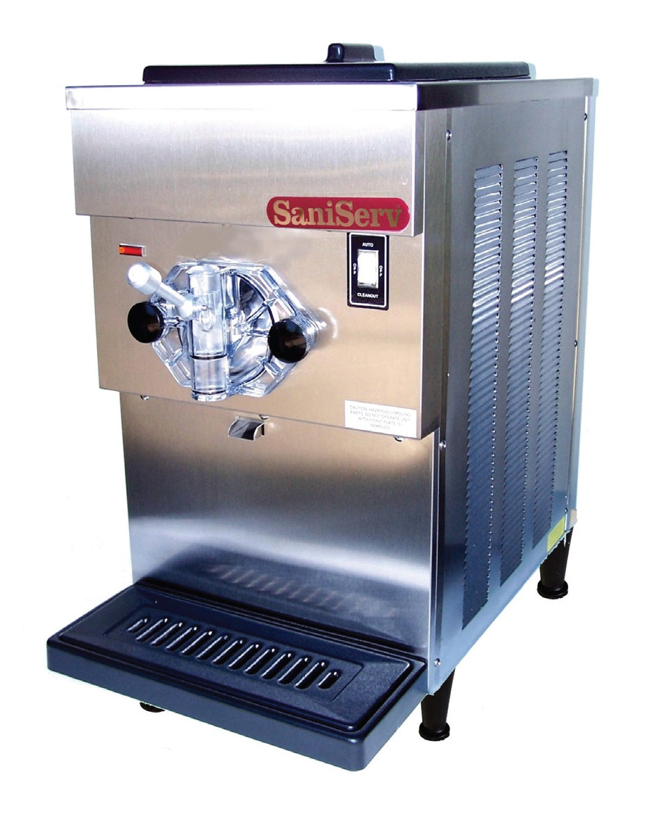 Saniserv 408 Countertop Soft Serve Ice-Cream Machine / Frozen Yogurt Machine with (1) 20 qt. Hopper - Air or Water Cooled - 115v