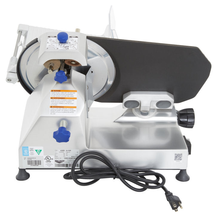 Vollrath 40950 Medium Duty Manual Meat Slicer with 10" Removable Blade - 120v, 1/3 HP