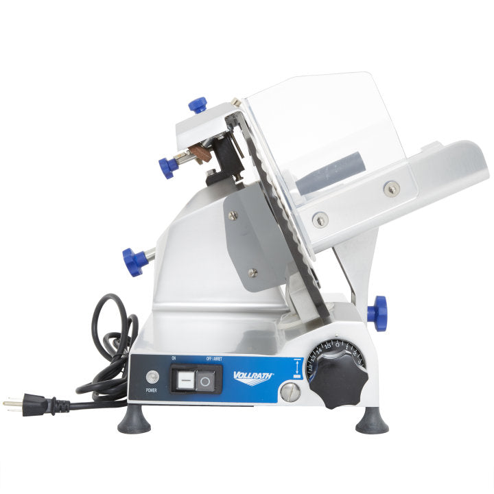 Vollrath 40950 Medium Duty Manual Meat Slicer with 10" Removable Blade - 120v, 1/3 HP