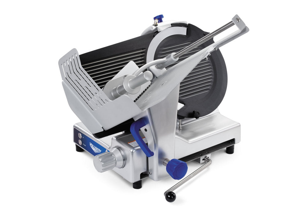 Vollrath 40955 Heavy Duty Deluxe Deli-Style Manual Meat and Cheese Slicer with 13" Removable Blade - 120v, 1/2 HP