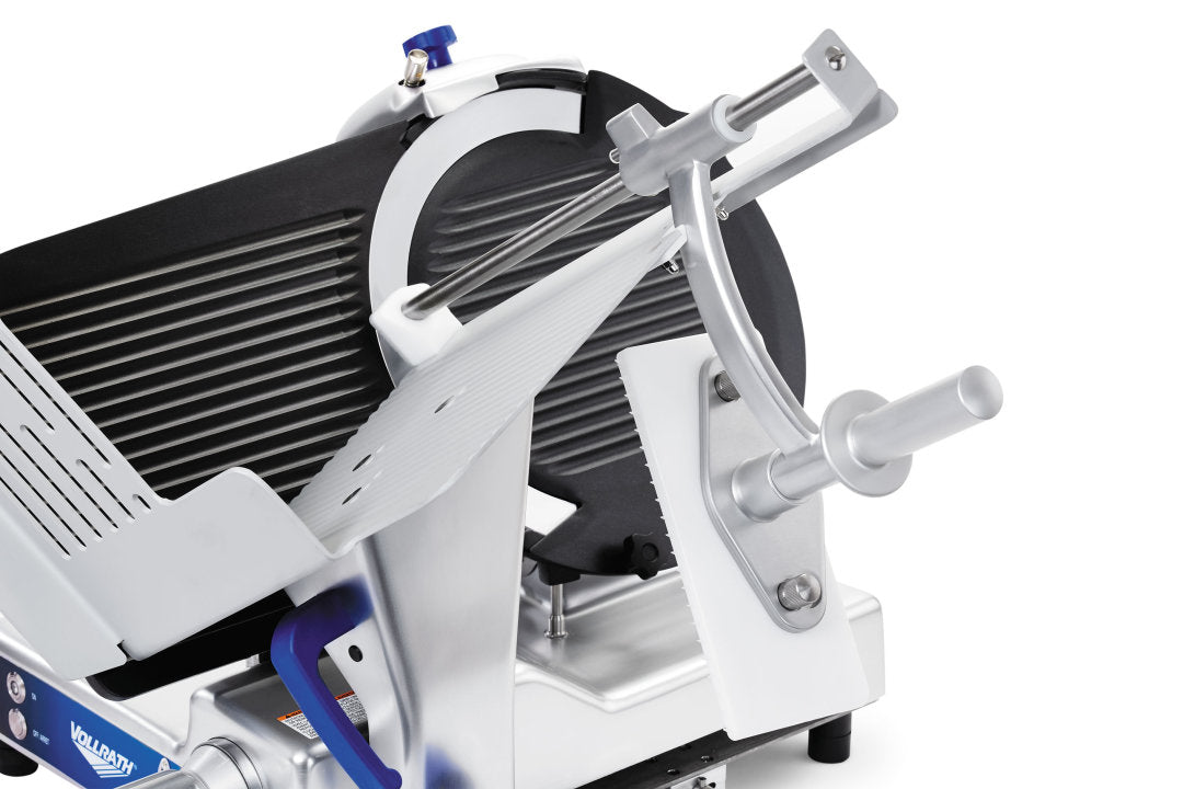 Vollrath 40955 Heavy Duty Deluxe Deli-Style Manual Meat and Cheese Slicer with 13" Removable Blade - 120v, 1/2 HP