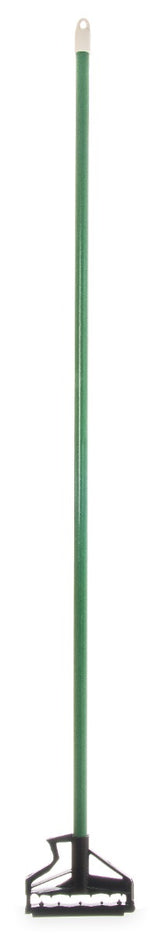 Carlisle 4166409 Sparta Spectrum Quik-Release  Fiberglass Mop Handle with Flexible Plastic Head 60"L - Green