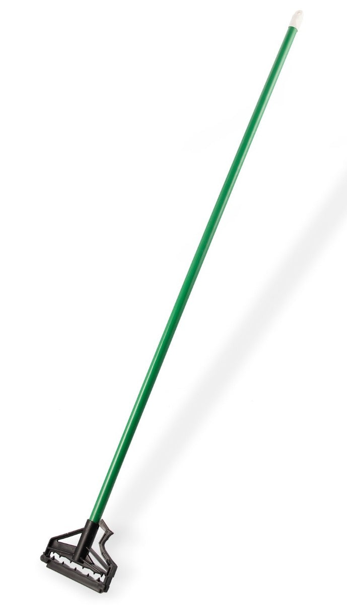 Carlisle 4166409 Sparta Spectrum Quik-Release  Fiberglass Mop Handle with Flexible Plastic Head 60"L - Green