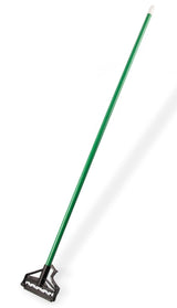 Carlisle 4166409 Sparta Spectrum Quik-Release  Fiberglass Mop Handle with Flexible Plastic Head 60"L - Green