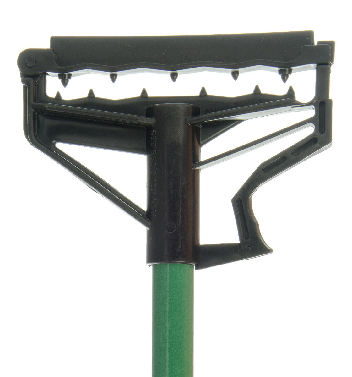 Carlisle 4166409 Sparta Spectrum Quik-Release  Fiberglass Mop Handle with Flexible Plastic Head 60"L - Green
