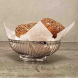 TableCraft 4176 Chalet Chrome Plated Steel Oval Wire Serving Basket 11-3/8" x 8" x 3-1/4"