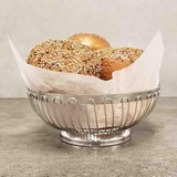 TableCraft 4176 Chalet Chrome Plated Steel Oval Wire Serving Basket 11-3/8" x 8" x 3-1/4"