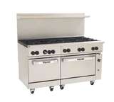 Vulcan 60SC-10B Endurance Natural Gas Range 10 Burners w/ Standard & Convection Oven 60" - 358,000 BTU