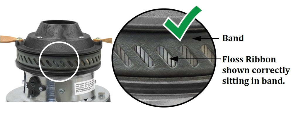 Gold Medal 42279 Econo Floss Machine Replacement Ribbon (Heat Element) 5" - 11 OHMS