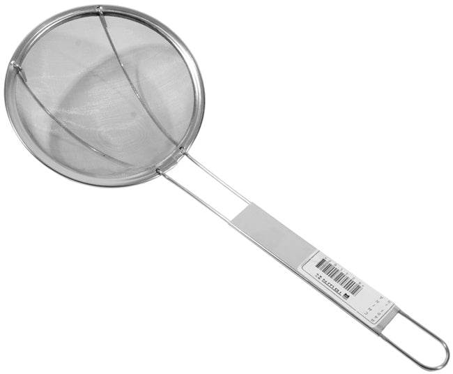Town 42416F Stainless Steel Extra Fine Mesh Round Skimmer 6" dia. Blade with 9-1/2" Loop Handle