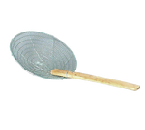 Town 42620 Galvanized Steel Coarse Mesh Round Skimmer with 10" dia. Blade and 13-1/2" Bamboo Handle