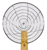 Town 42620 Galvanized Steel Coarse Mesh Round Skimmer with 10" dia. Blade and 13-1/2" Bamboo Handle