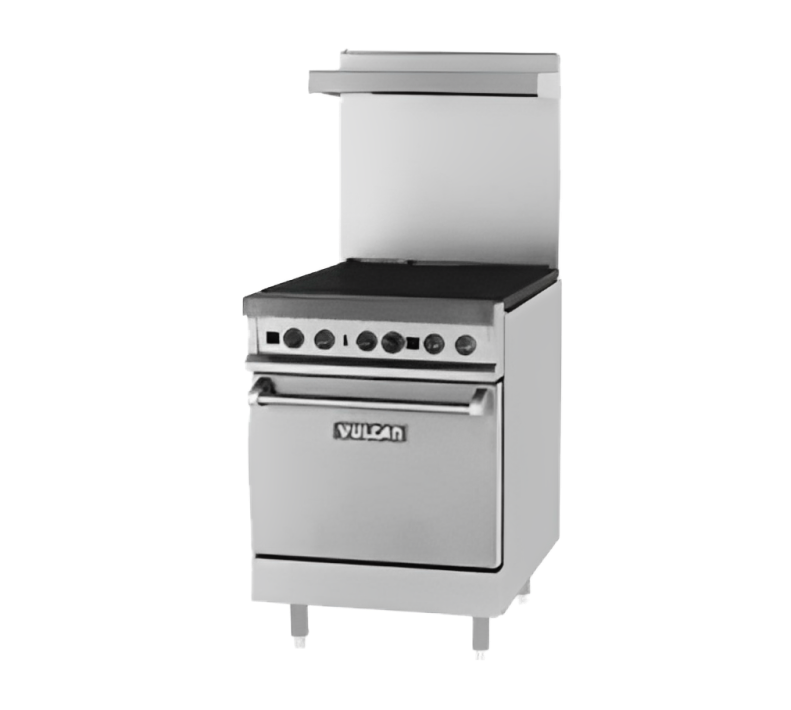 Vulcan EV36-S-2FP2HT480 Endurance Electric Range Two French Plates 36" w/ Two Hot Tops & Standard Oven 36" - 480v