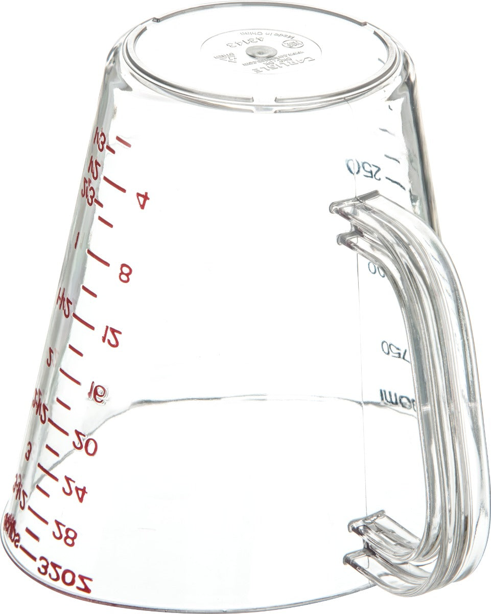 Carlisle 4314307 Carlisle Measuring Cup 32 oz, Clear Plastic