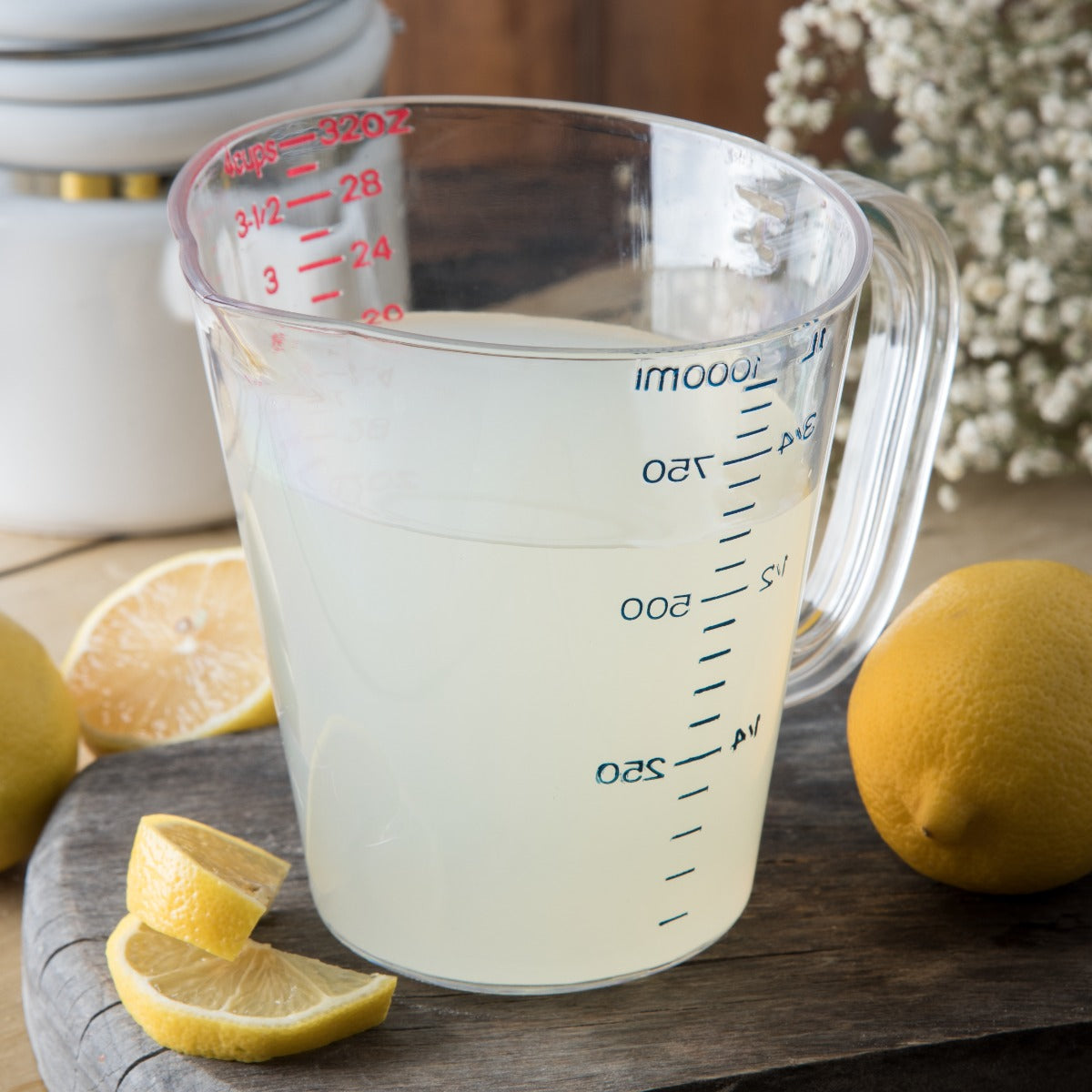 Carlisle 4314307 Carlisle Measuring Cup 32 oz, Clear Plastic