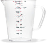 Carlisle 4314407 Carlisle Measuring Cup 64 oz, Clear Plastic