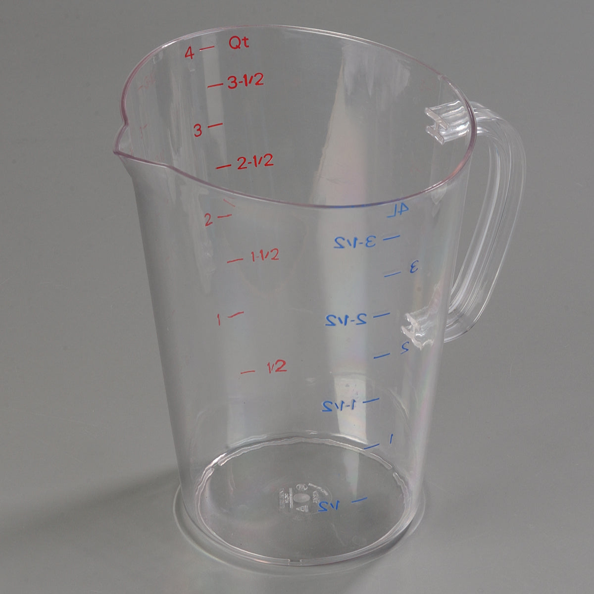 Carlisle 4314507 Carlisle Measuring Cup 128 oz, Clear Plastic