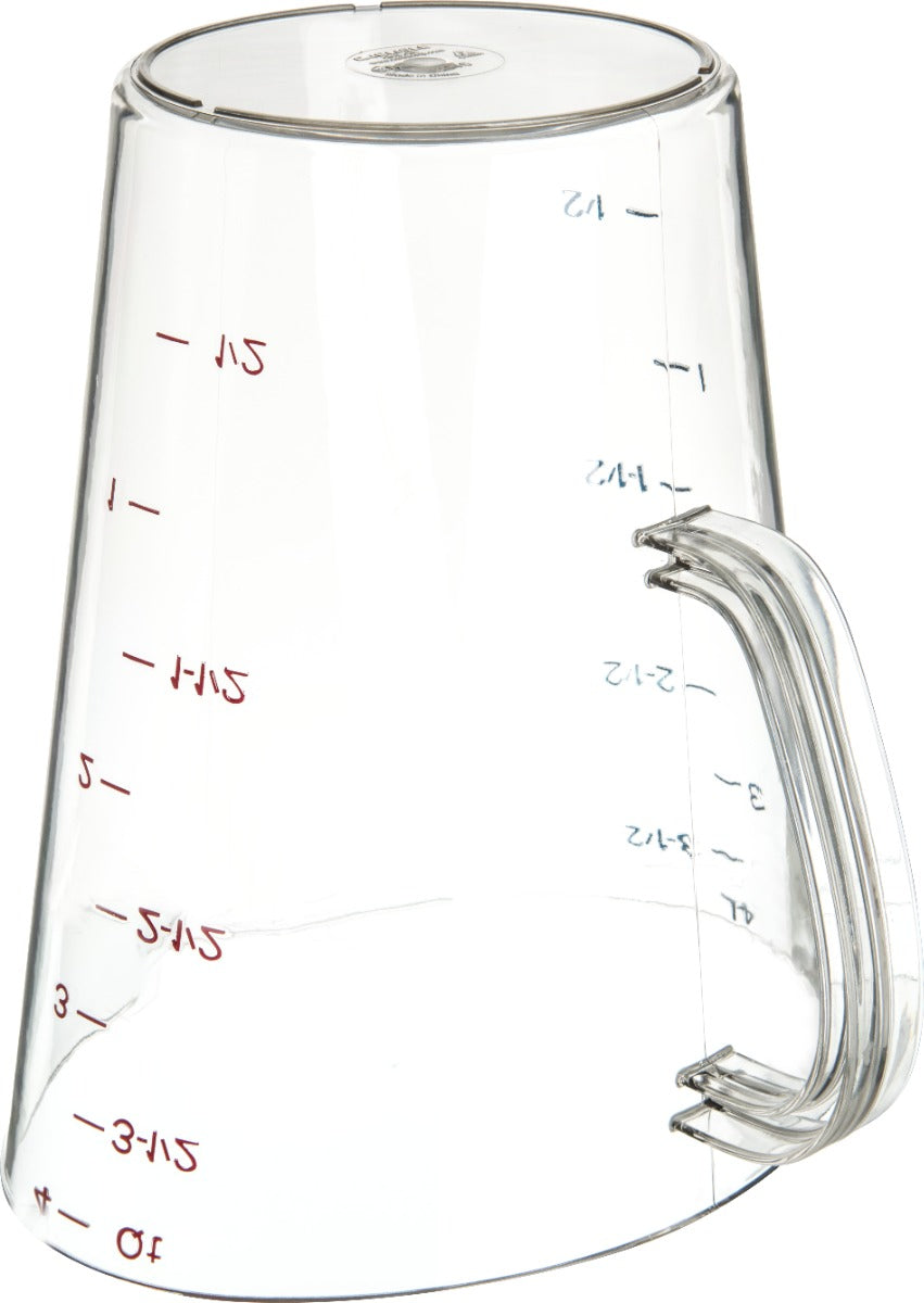 Carlisle 4314507 Carlisle Measuring Cup 128 oz, Clear Plastic