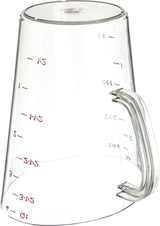 Carlisle 4314507 Carlisle Measuring Cup 128 oz, Clear Plastic