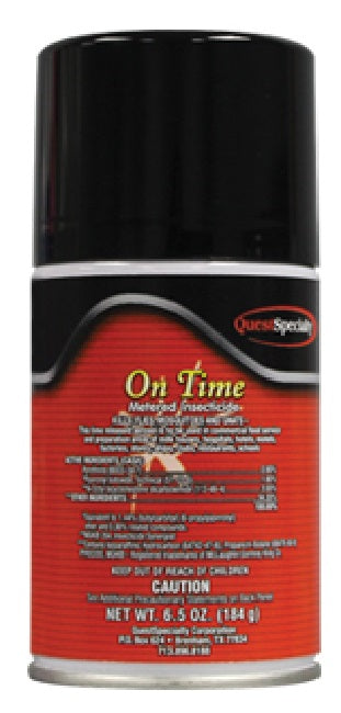 QuestSpecialty 4320 On Time Metered Insecticide - 6.5 oz. Aerosol - USDA Approved - 12/Case