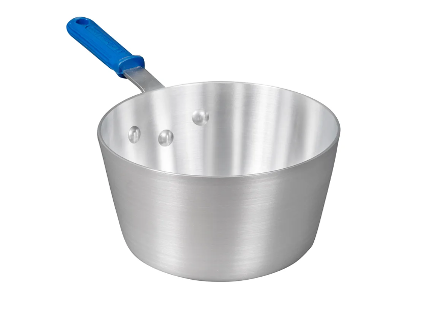 Vollrath 434212 2 3/4 qt Wear-Ever Aluminum Saucepan w/ Solid Silicone Handle - 6ea/Case