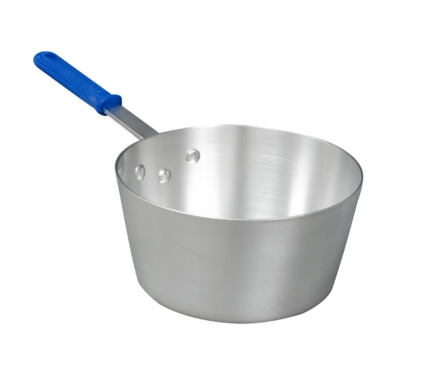 Vollrath 434312 3 3/4 qt Wear-Ever Aluminum Saucepan w/ Solid Silicone Handle - 6ea/Case