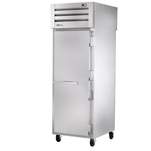 True STG1RPT-1S-1G-HC Spec Series 1-Section 1 Solid Door Front / 1 Glass Door Rear Pass-Thru Refrigerator 27" - 31 cu. ft. - 115v