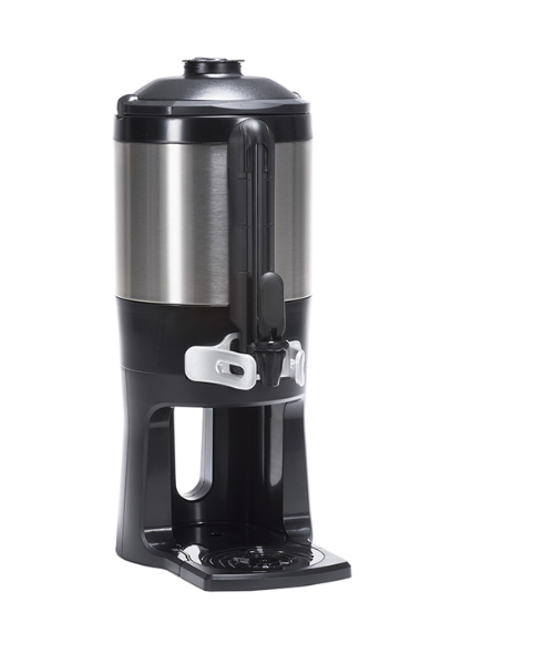 Bunn 44050.0200 1.5 Gallon Black Finish Stainless Steel Liner Aluminum Faucet Guard TF ThermoFresh Server with Mechanical Sight Gauge