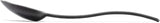 Carlisle 446003 One-Piece Plastic Solid Salad/Buffet Serving Spoon with Notched handle 9" - 1/2 oz. - Black