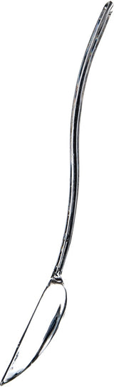 Carlisle 446007 One-Piece Plastic Solid Salad/Buffet Serving Spoon with Notched handle 9" - 1/2 oz. - Clear