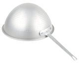 Vollrath 4605 Aluminum Professional / Spaghetti Strainer with 11-1/4" Dia. Perforated Bowl, Hook and Straight Handle 5 qt.