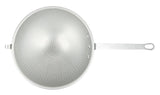 Vollrath 4605 Aluminum Professional / Spaghetti Strainer with 11-1/4" Dia. Perforated Bowl, Hook and Straight Handle 5 qt.