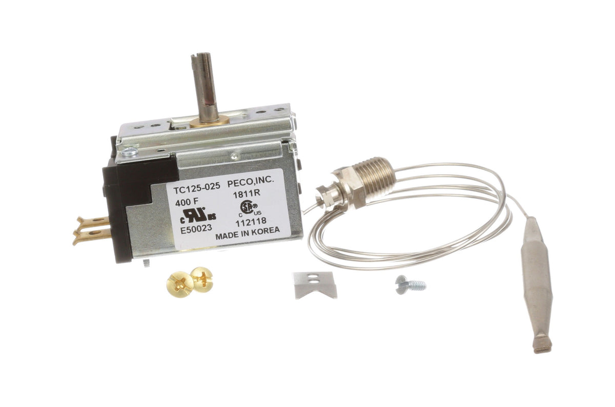 AllPoints 461182 Peco TC125 Thermostat with 36" Capillary and 200 - 400 Degrees Fahrenheit Temperature Range - For Commercial Fryers