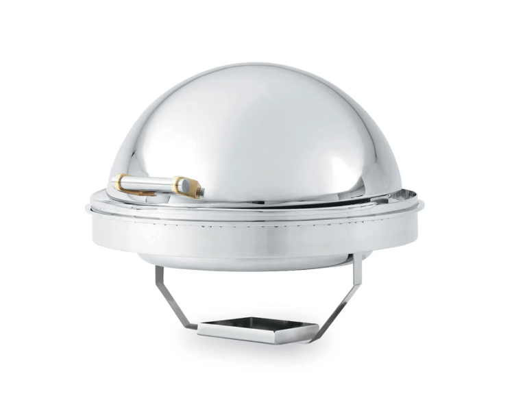 Vollrath 46268 Round Chafer w/ Roll-Top Lid & Chafing Fuel Heat
